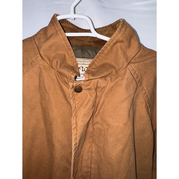 Vintage Walls Canvas Bomber Barn Chore Coat Insulated Trucker Jacket L Brown - Picture 6 of 12